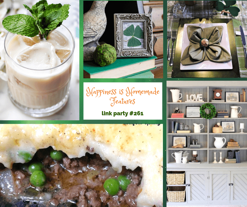 Wee Bit of Irish Flair on Happiness is Homemade Link Party